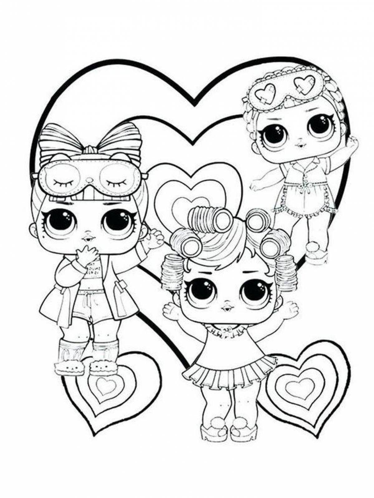 Amazing coloring pages for girls lol new