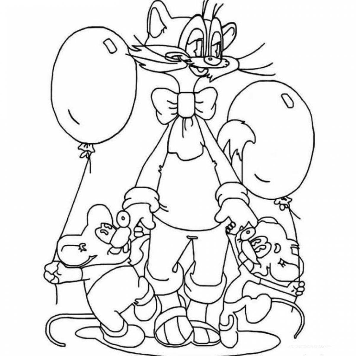 Coloring page bright 2nd grade