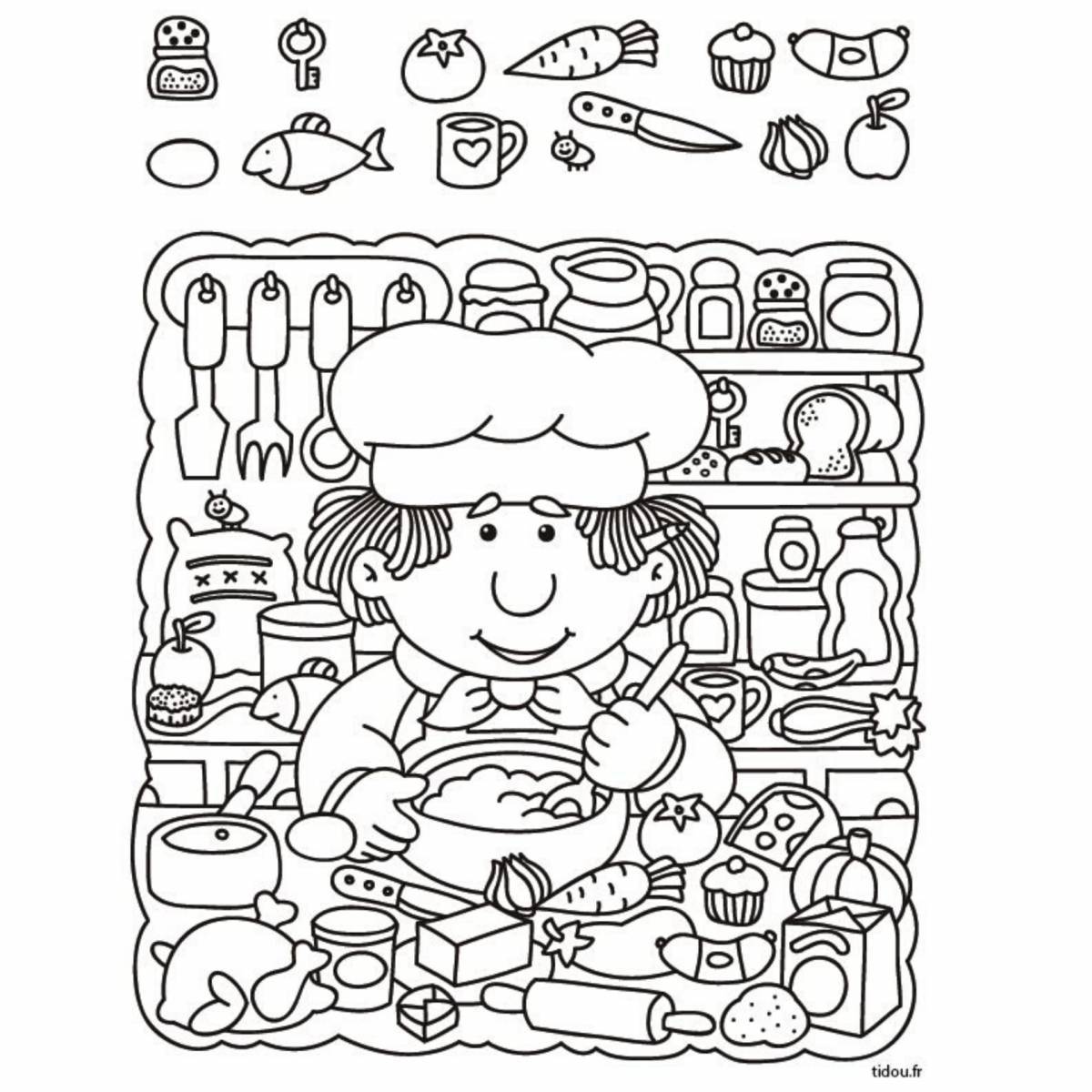 Exciting coloring pages to search for pages