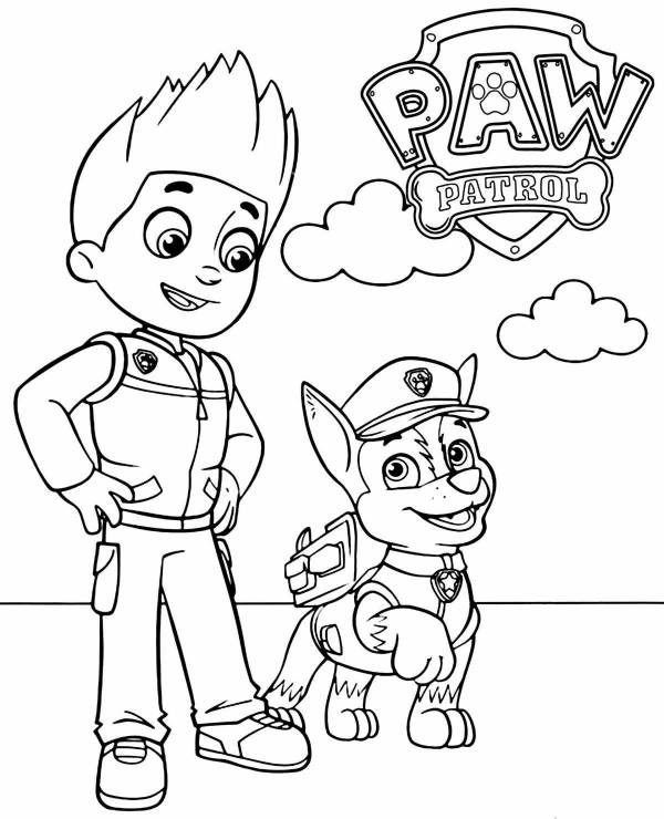Coloring Pages Paw patrol rider (28 pcs) - download or print for free #3883