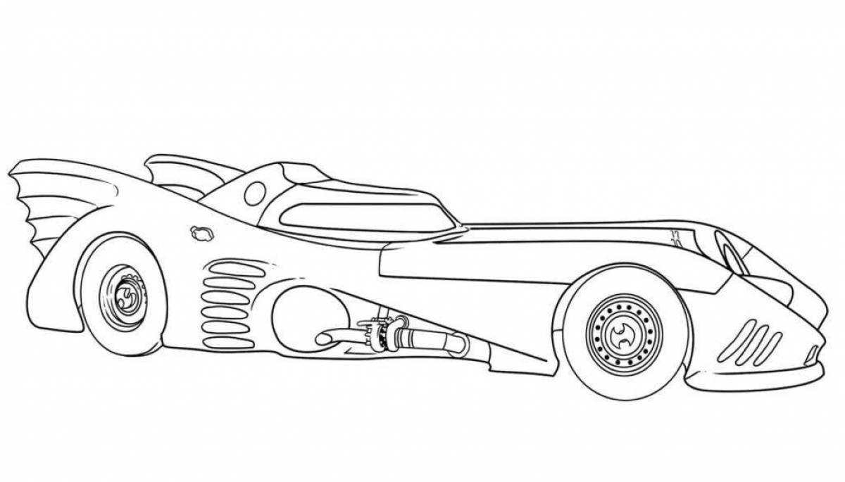 Как нарисовать бэтмобиль из гта
