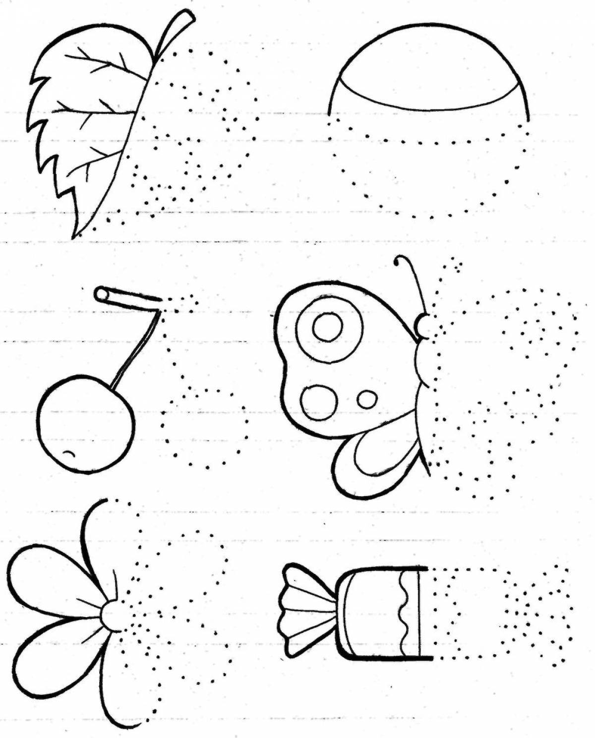 Fun coloring book design for younger students