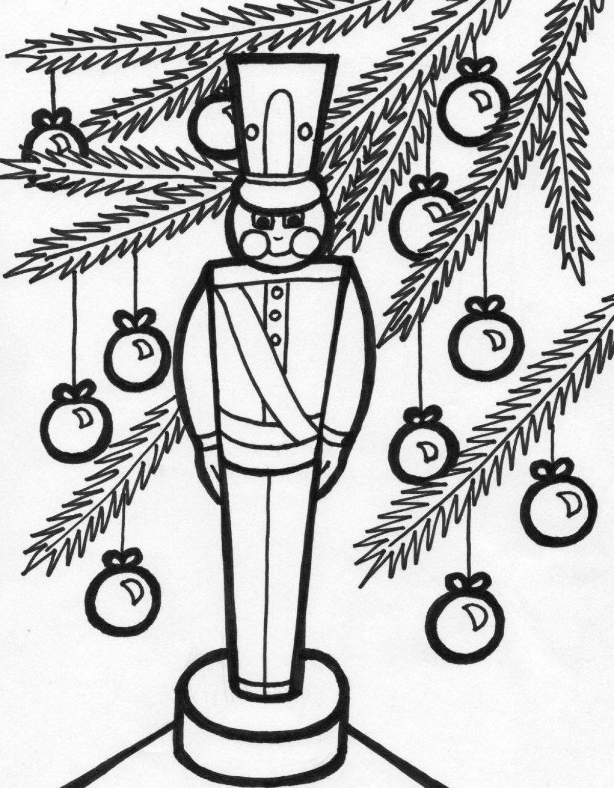 Great nutcracker coloring book for kids