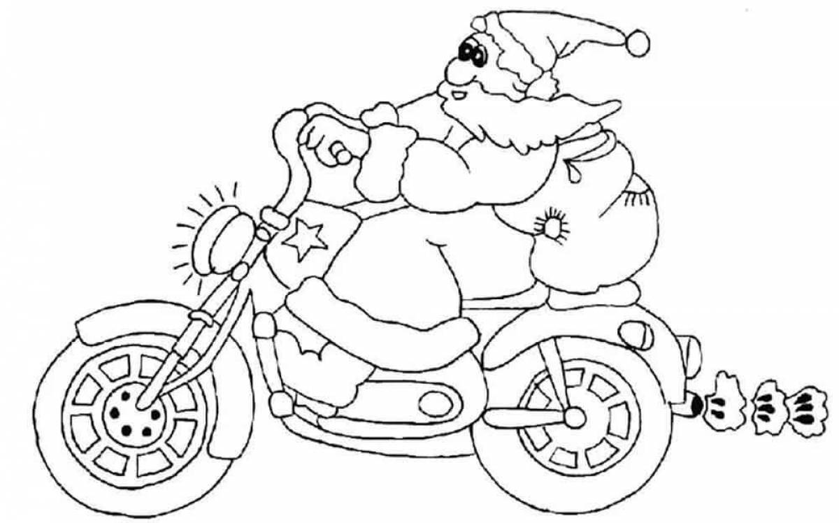 Christmas coloring book for boys