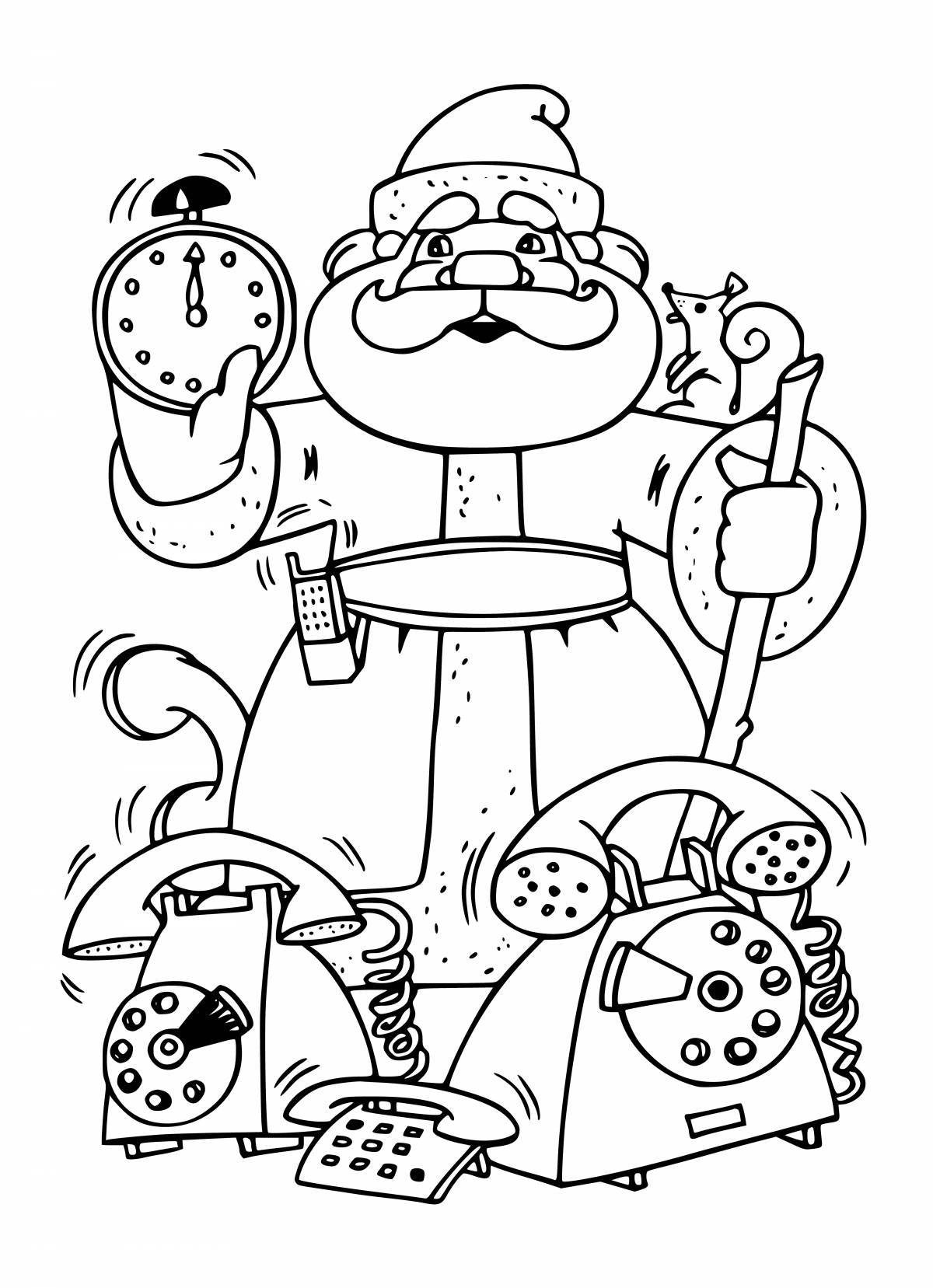 Christmas coloring pages for boys