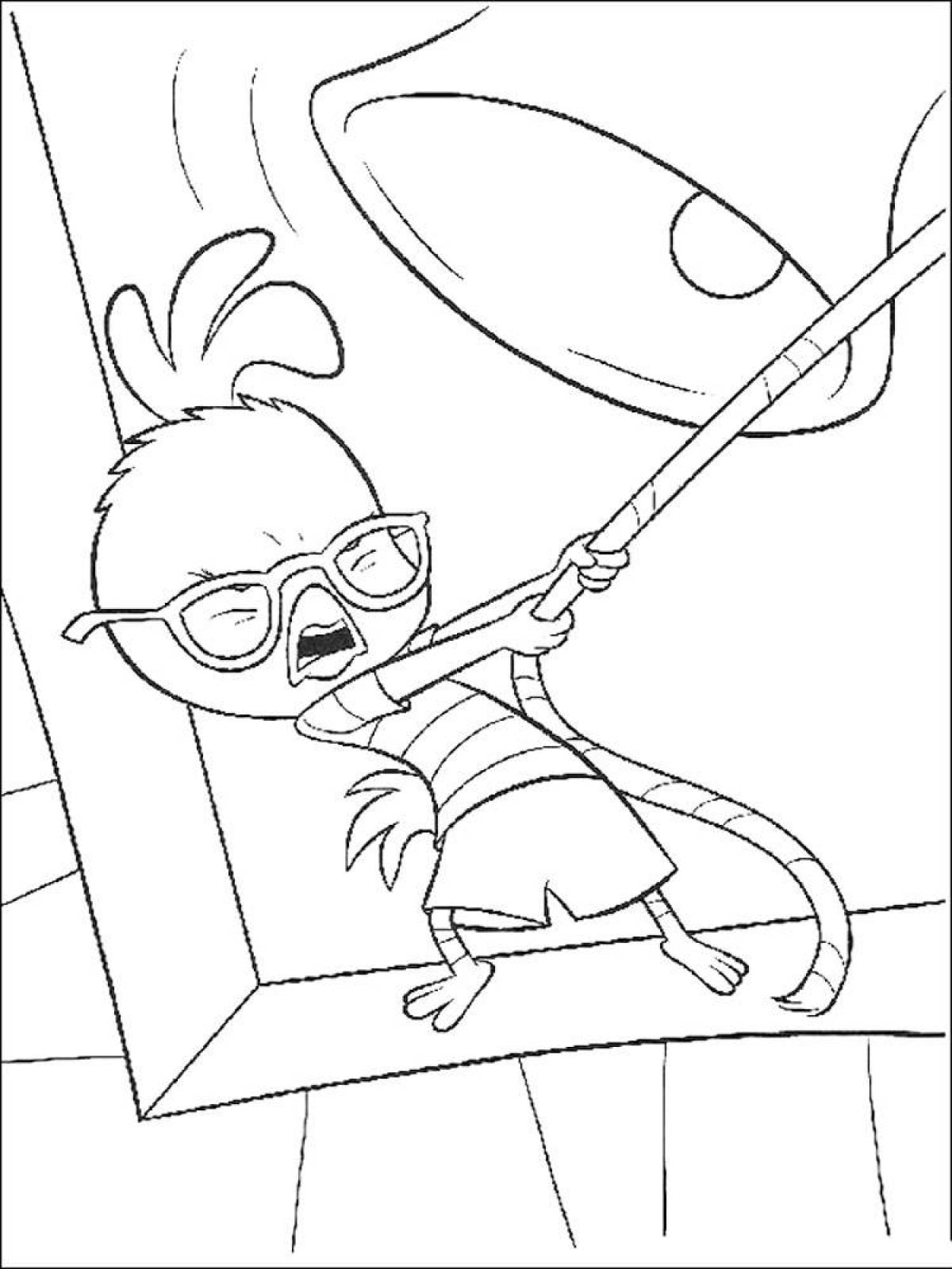 Chick coloring page