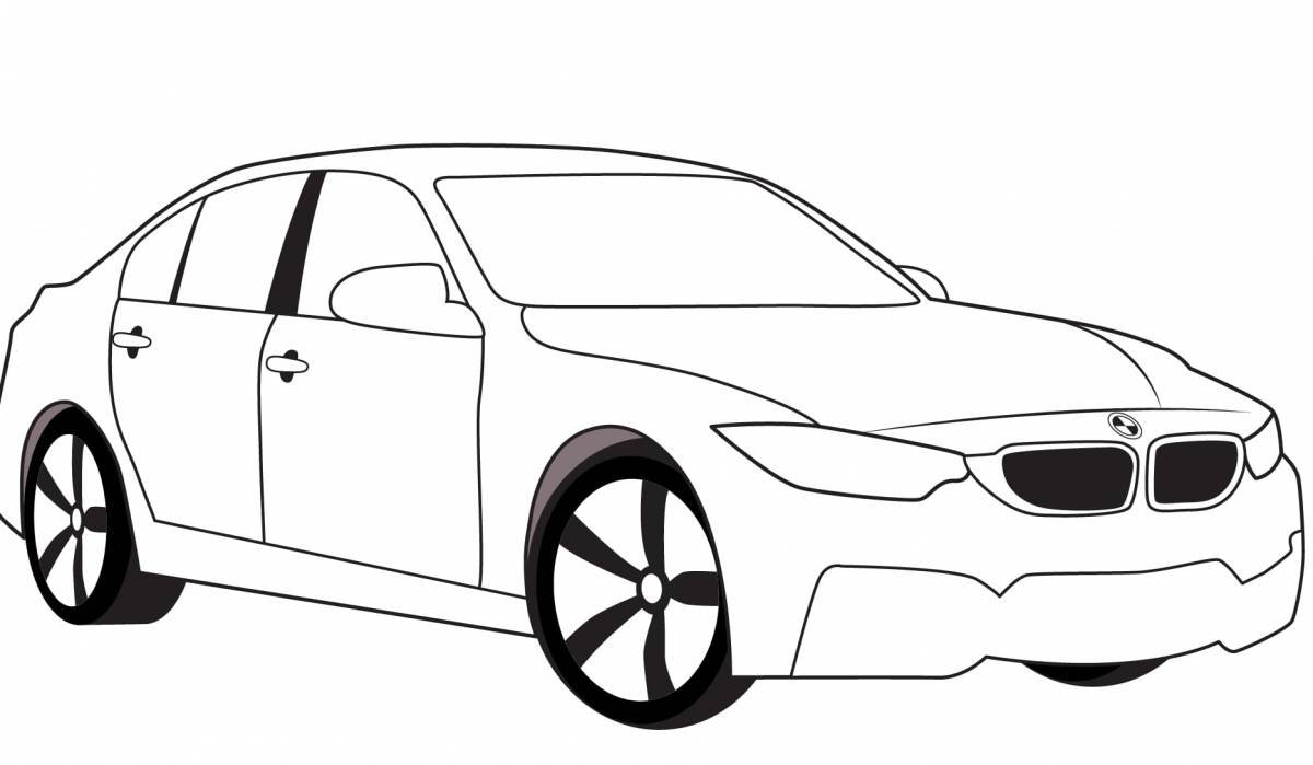 Bmw m5 bright coloring