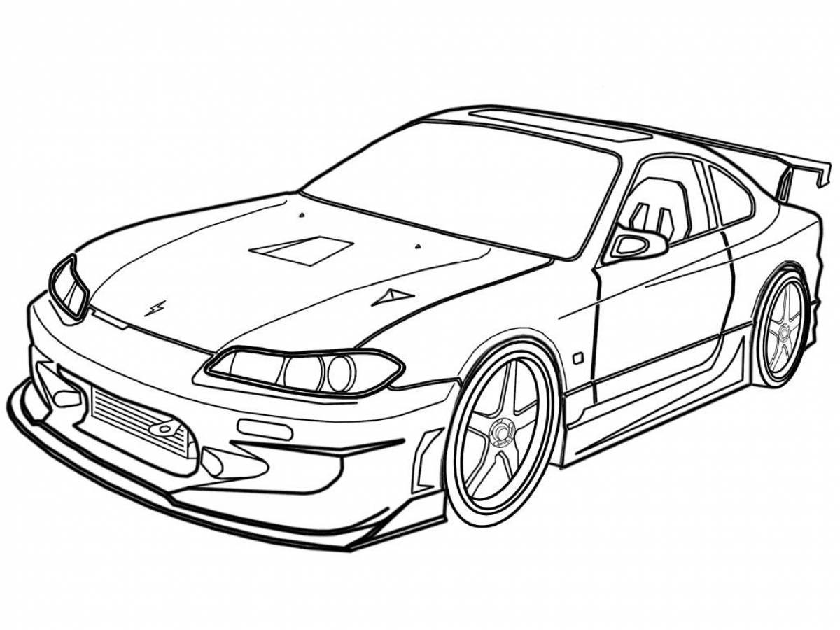 Radiant coloring page drift