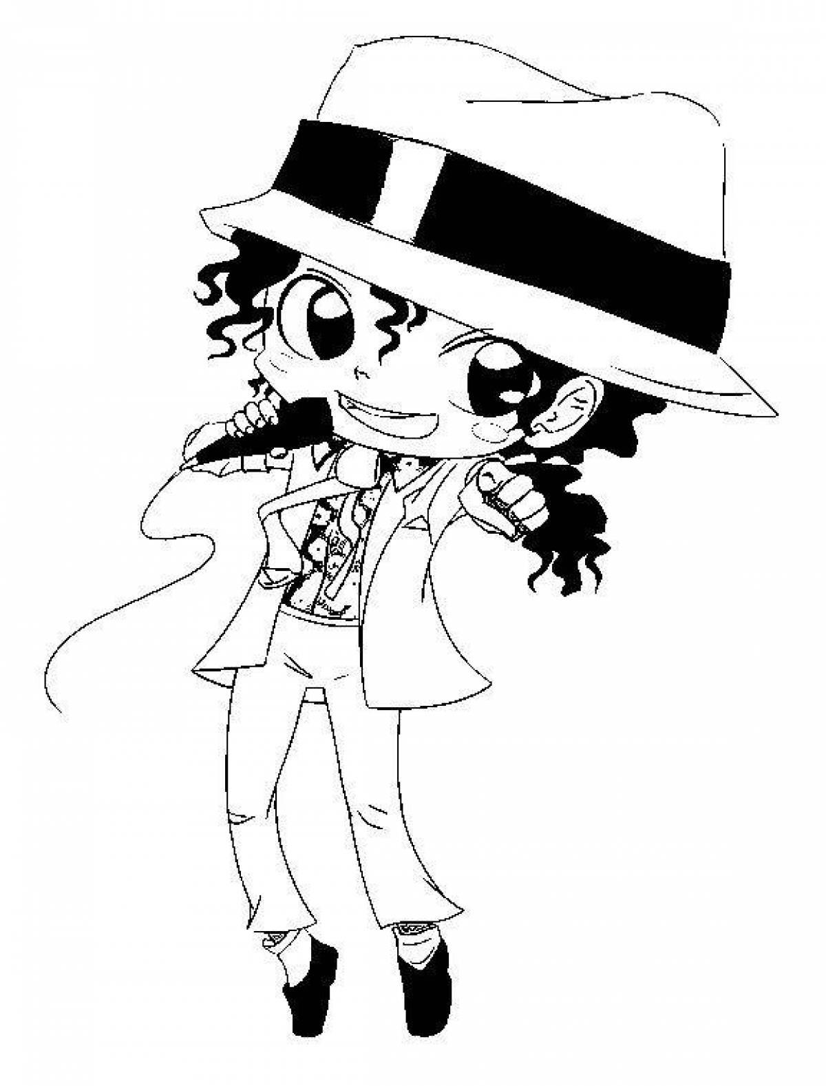 Michael Jackson's perfect coloring book