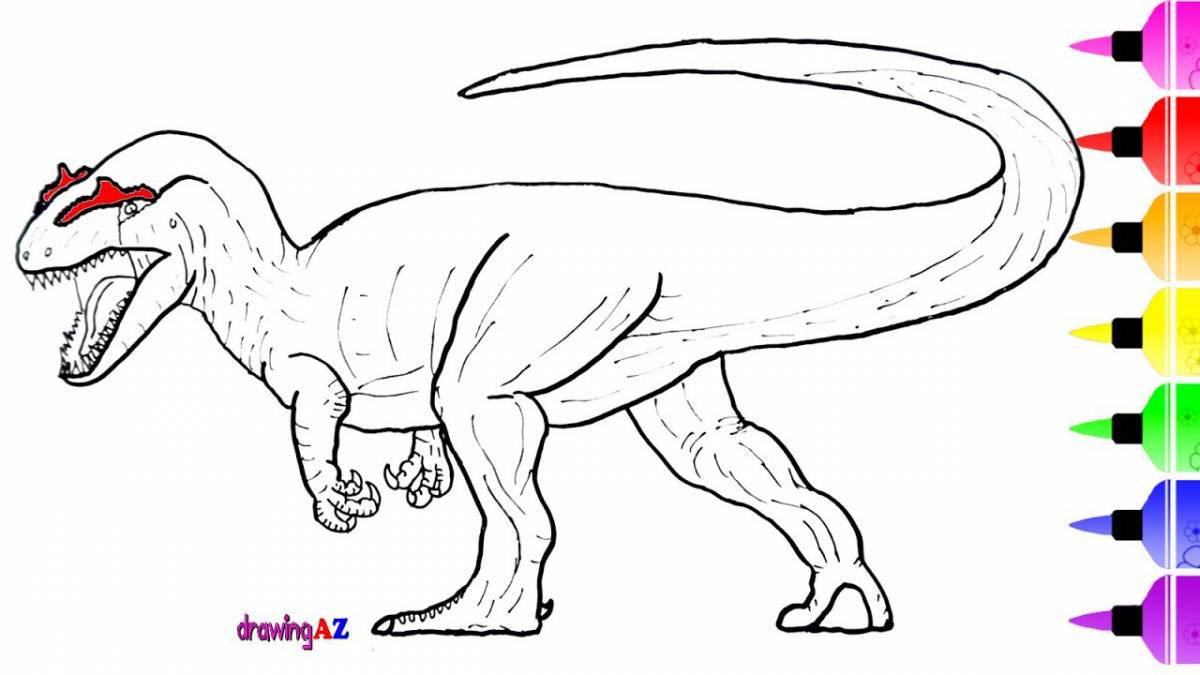 Giganosaurus coloring page