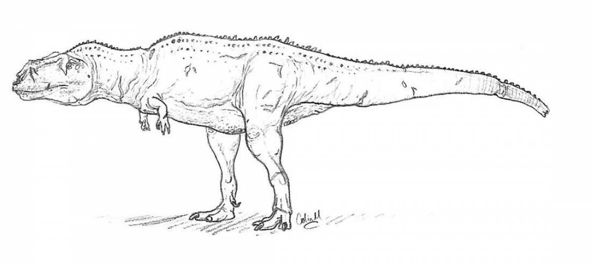 Fun coloring Giganosaurus
