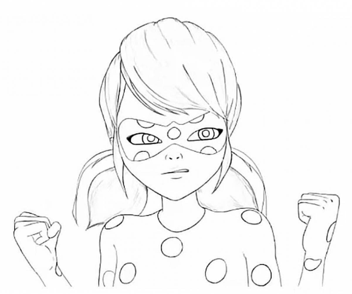 Marinette's amazing coloring page