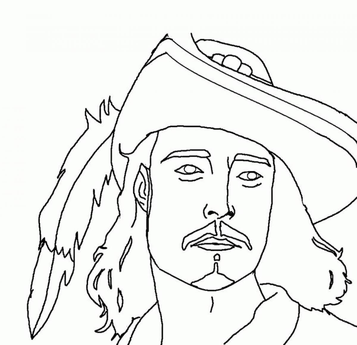 Jack Sparrow's amazing coloring book