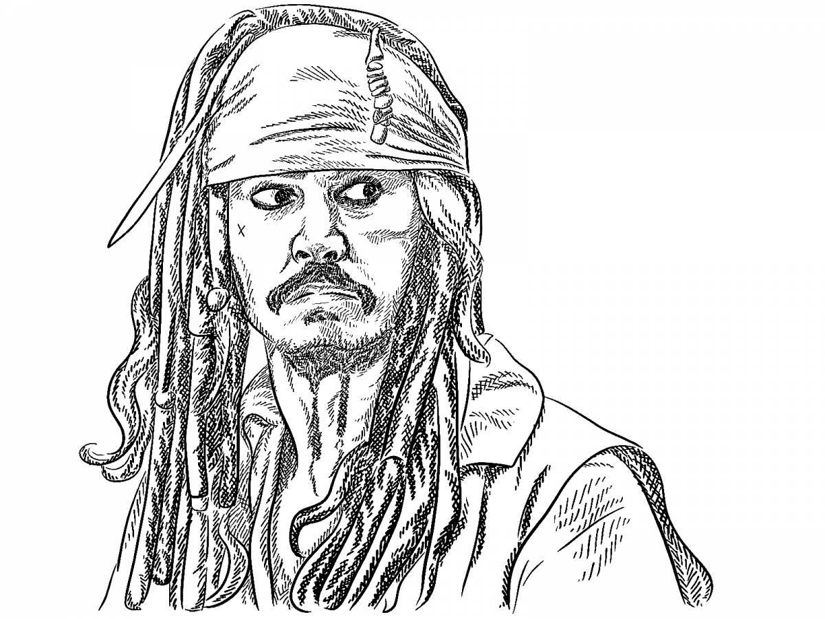 Jack sparrow dynamic coloring