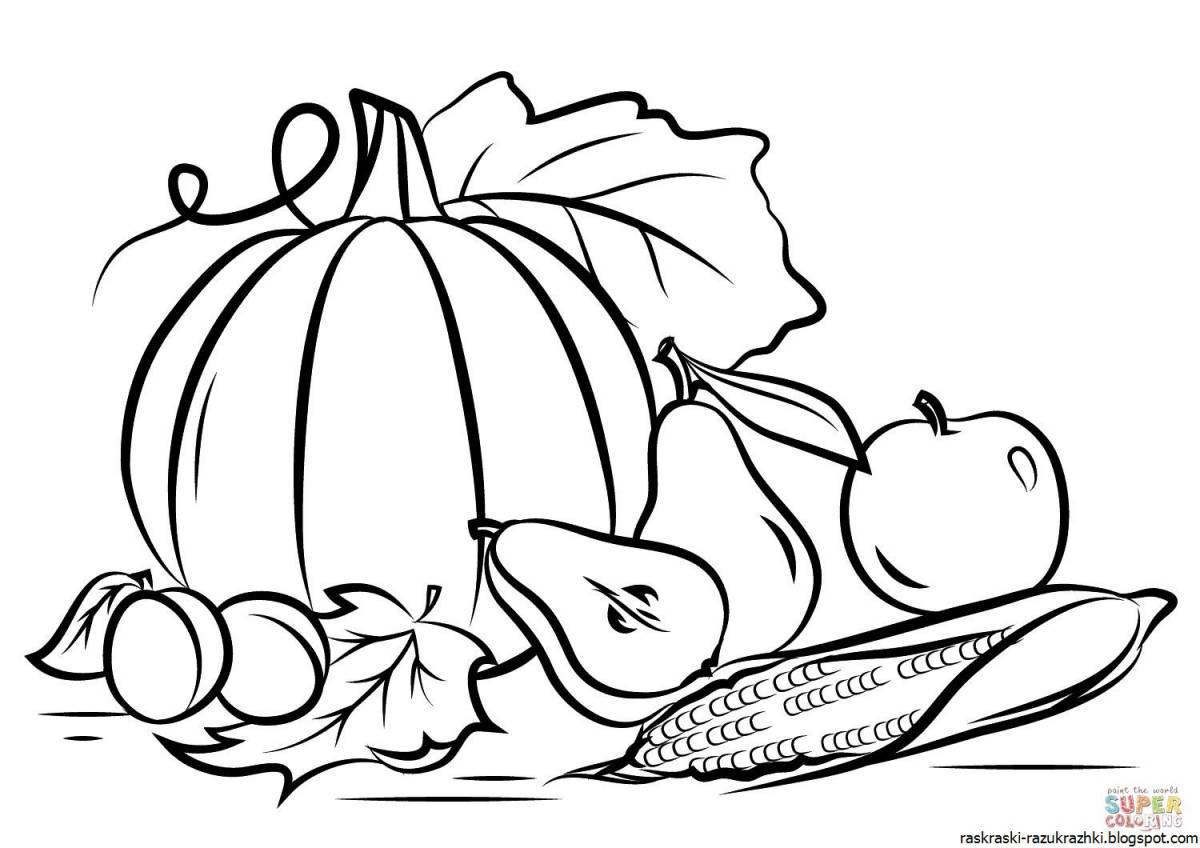 Incredible still life coloring book for kids