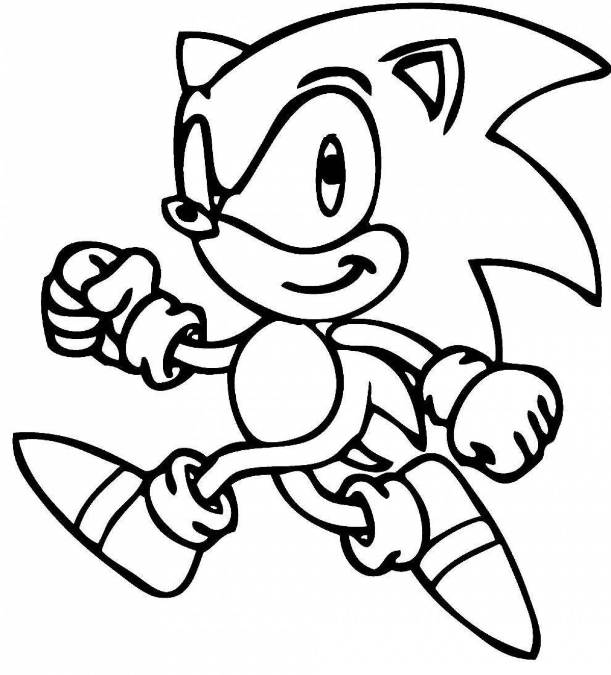 Golden sonic bright coloring