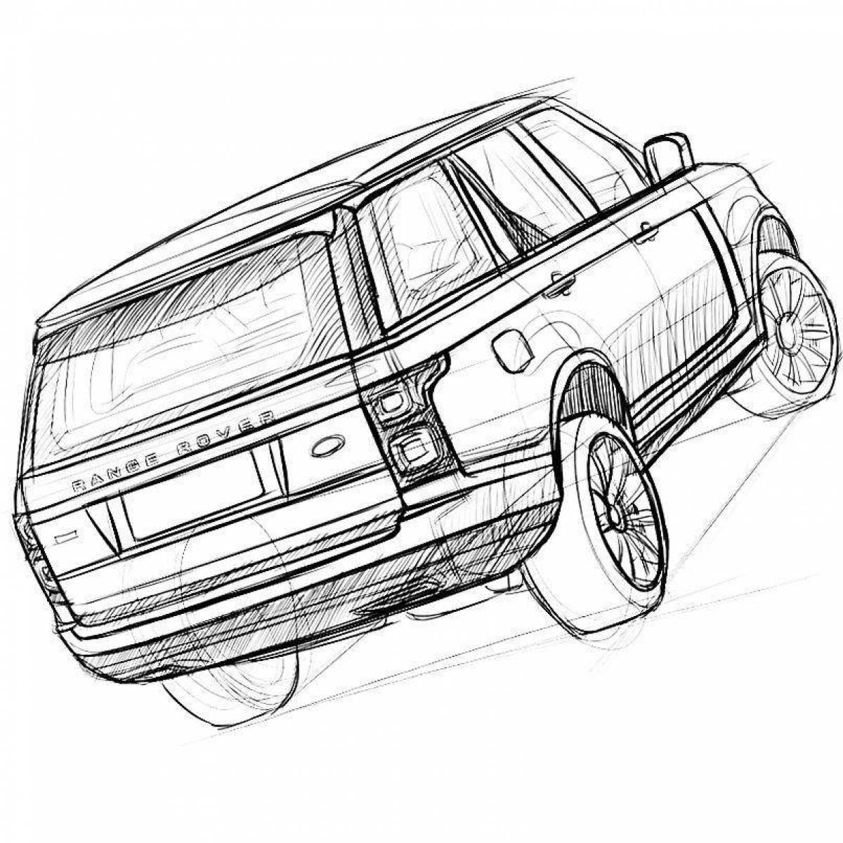 Range Rover Sport рисунок