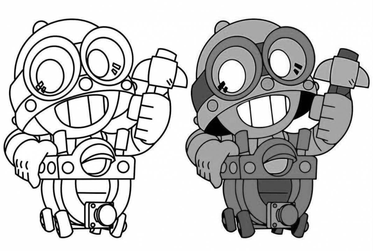 Рисунки из бравл старса лёгкие. Рисунки для срисовки бравл. Раскраски brawl stars. Легкий рисунок спайка. Срисовка из бравл старса.