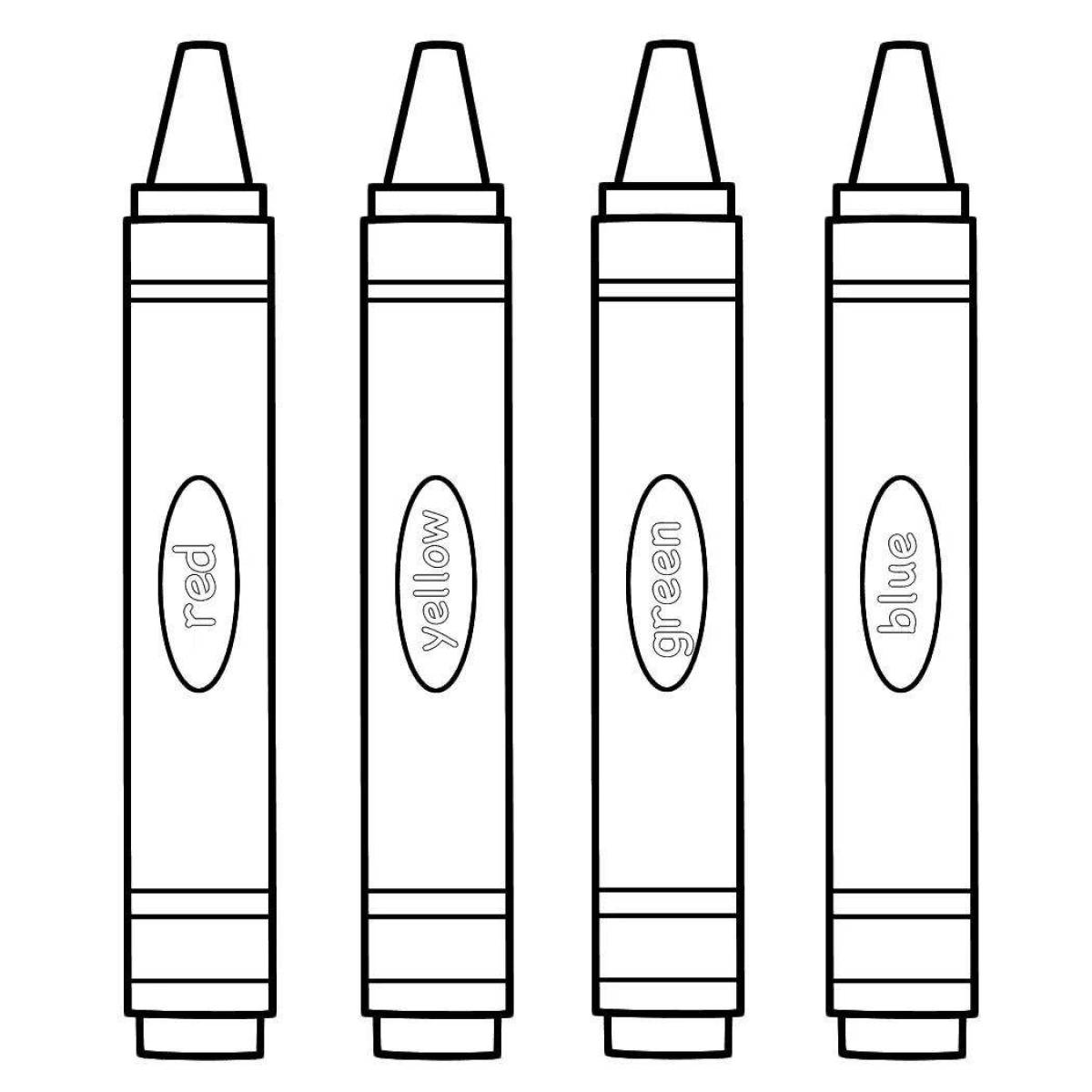 Раскрась карандаш. Раскраска фломастеры. Раскраски для маркеров. Crayon раскраска. Фломастеры раскраска для детей.