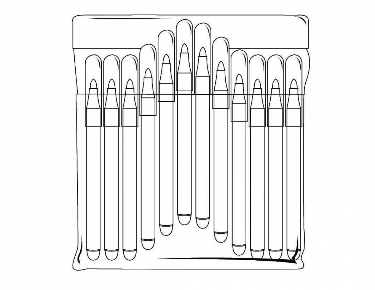 Звук карандаша. Раскраска фломастеры. Раскраска с карандашами. Раскраски для маркеров. Карандаш раскраска для детей.
