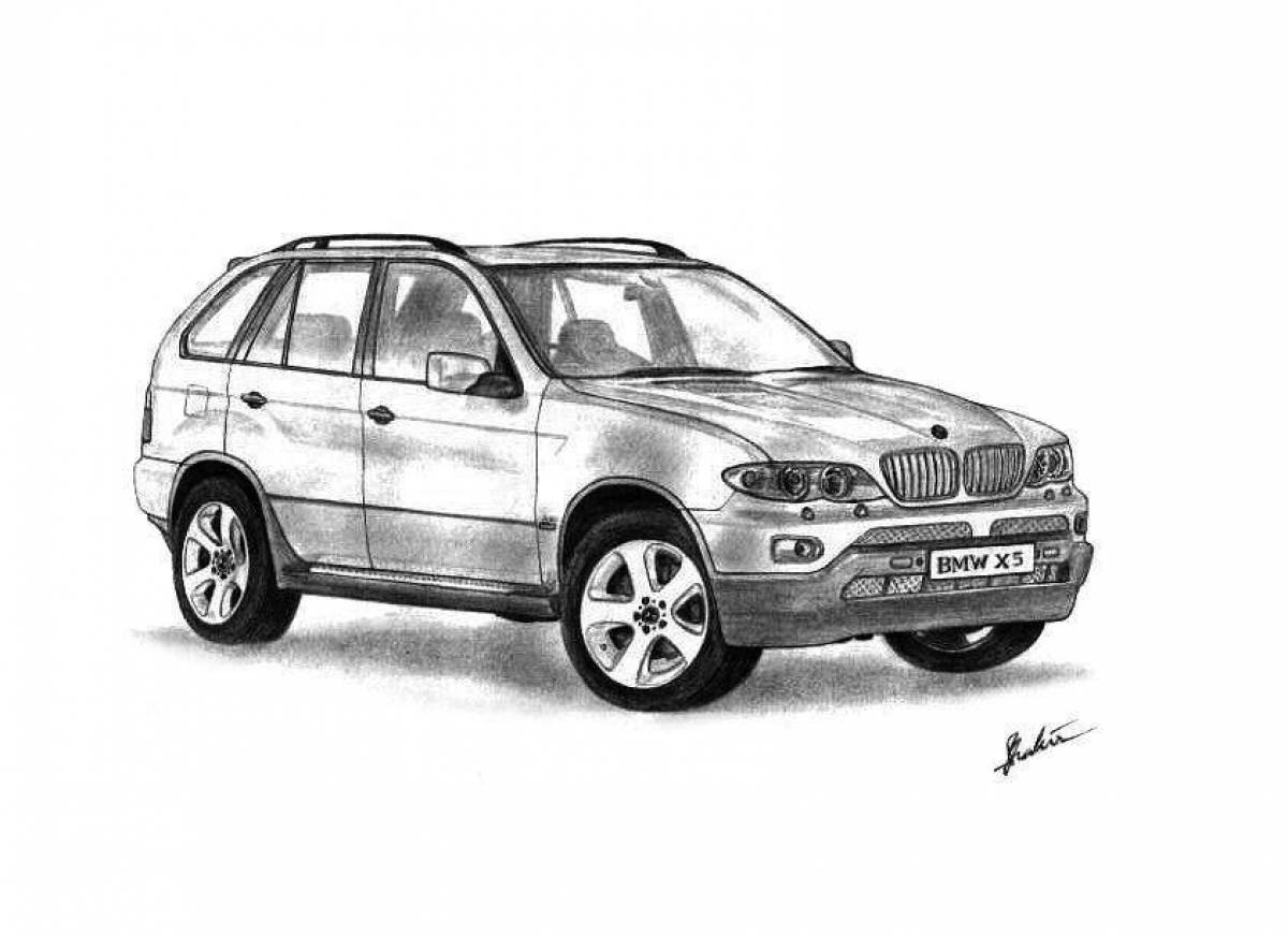 Bmw x7 рисунок