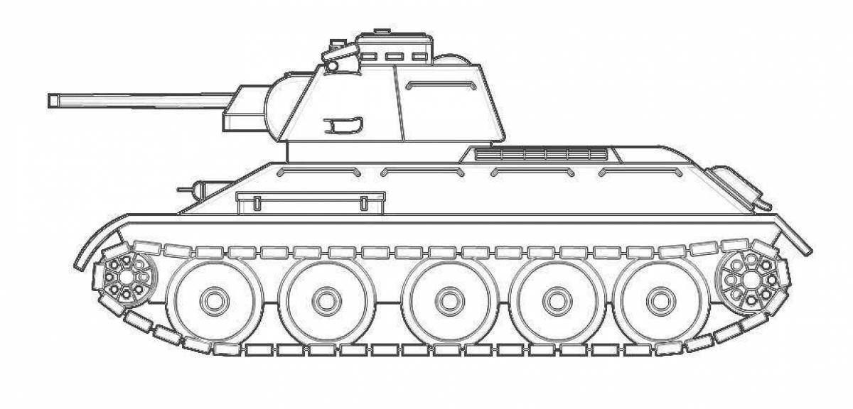 Танк т 44 рисунок