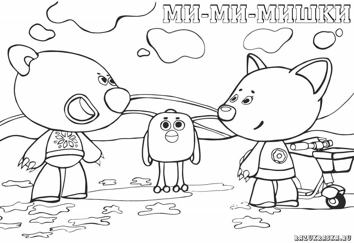 Раскраски Лисичка мимимишки (29 шт.) - скачать или распечатать ...