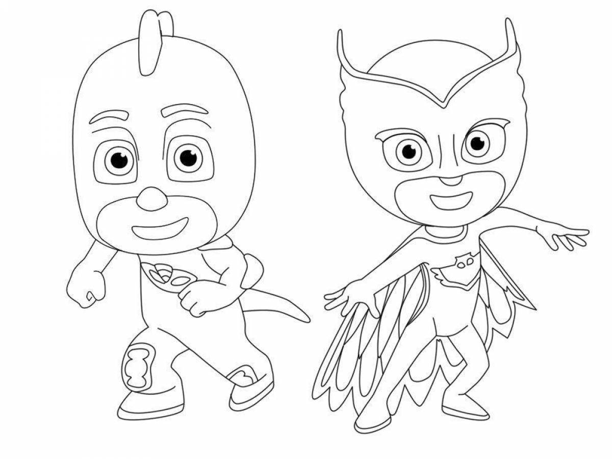 Courageous heroes coloring book