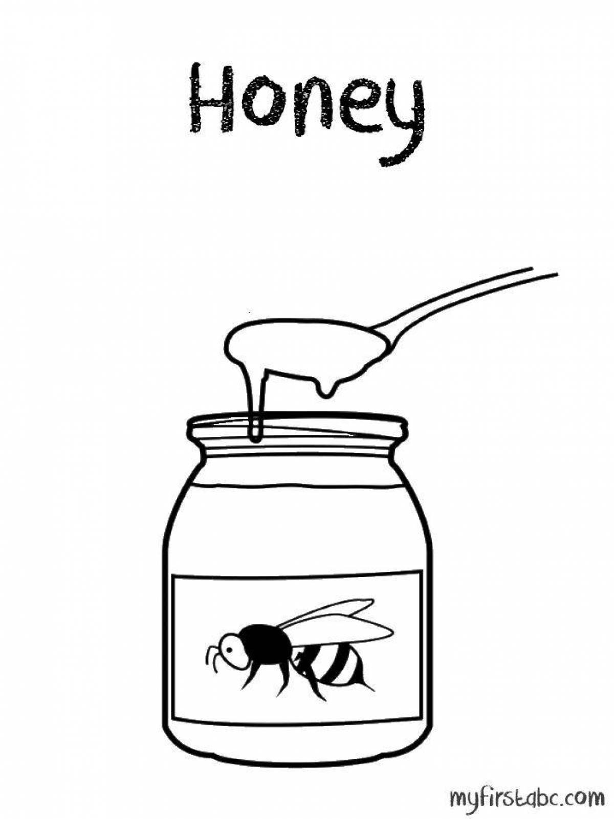 Bright honey coloring