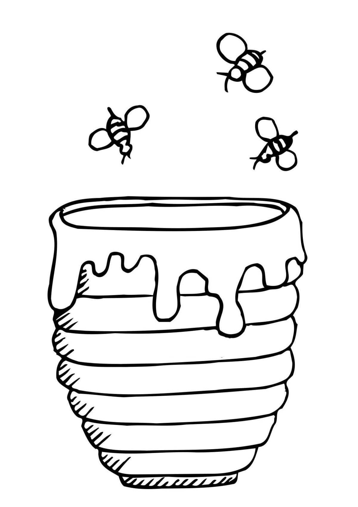 Dazzling Honey coloring page