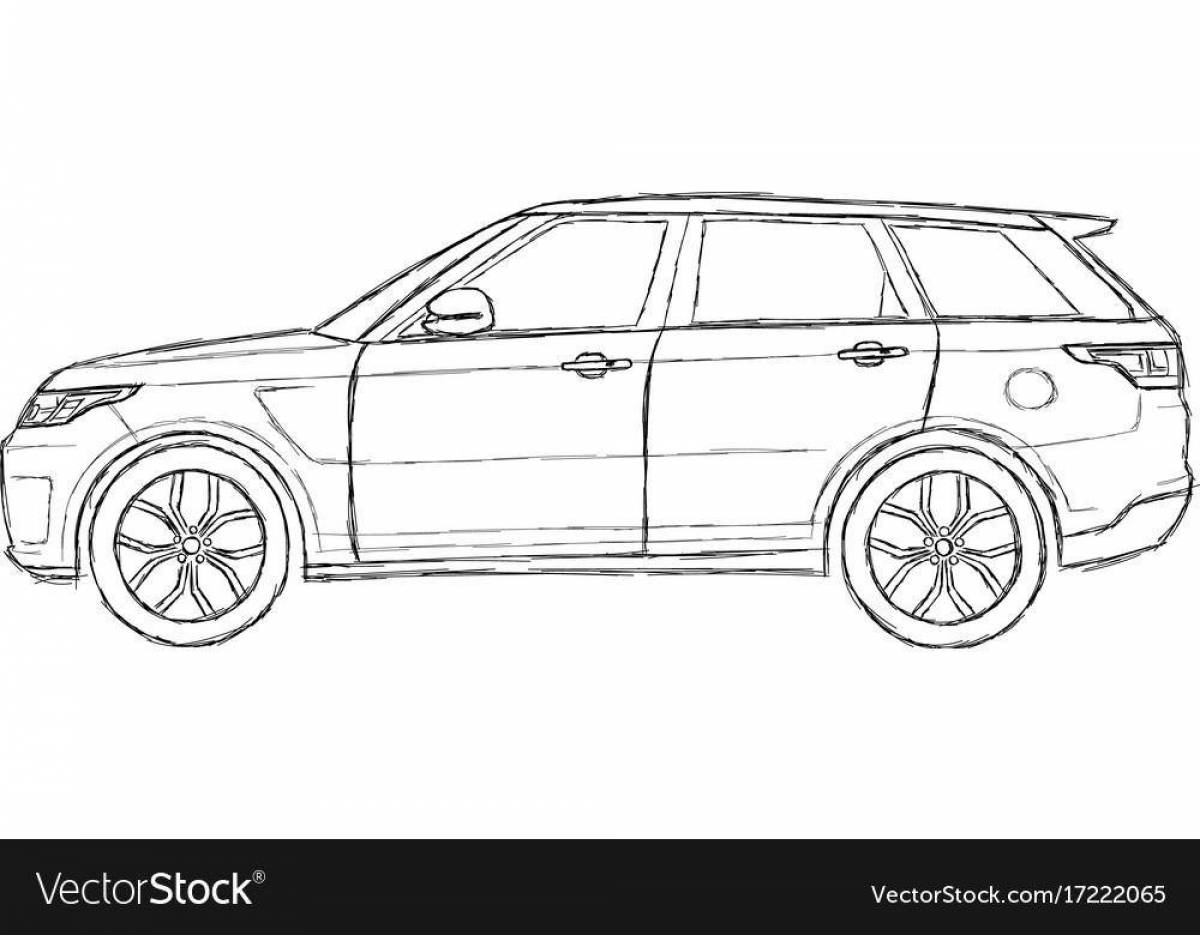 Great range rover coloring book