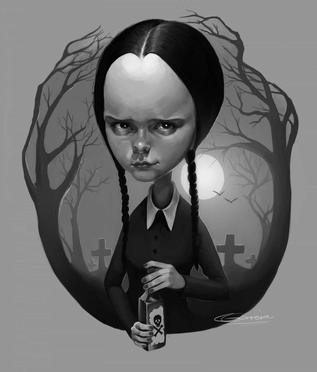 Addams coloring 2022 exciting environment