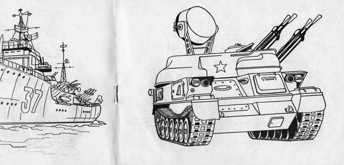Coloring page glorious ussr