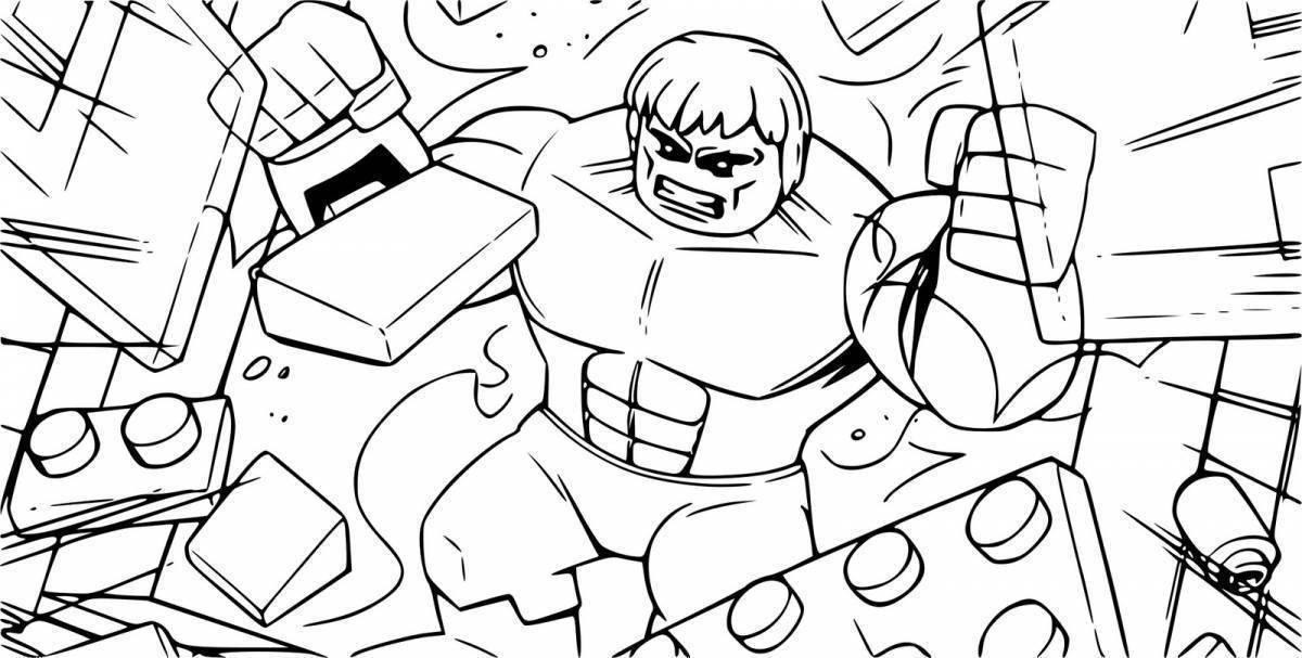 Great lego avengers coloring pages