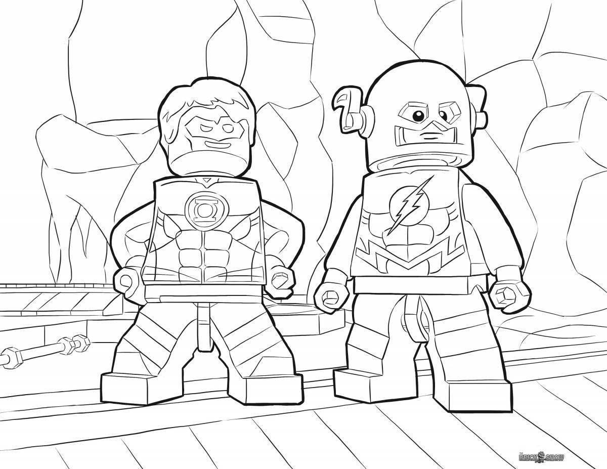 Lego avengers marvelous coloring book
