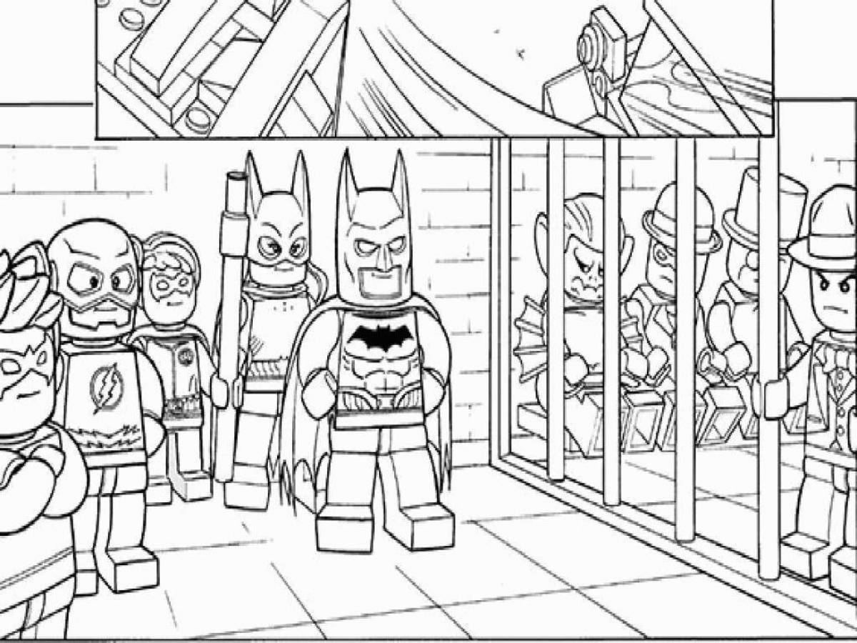 Coloring book grand lego avengers