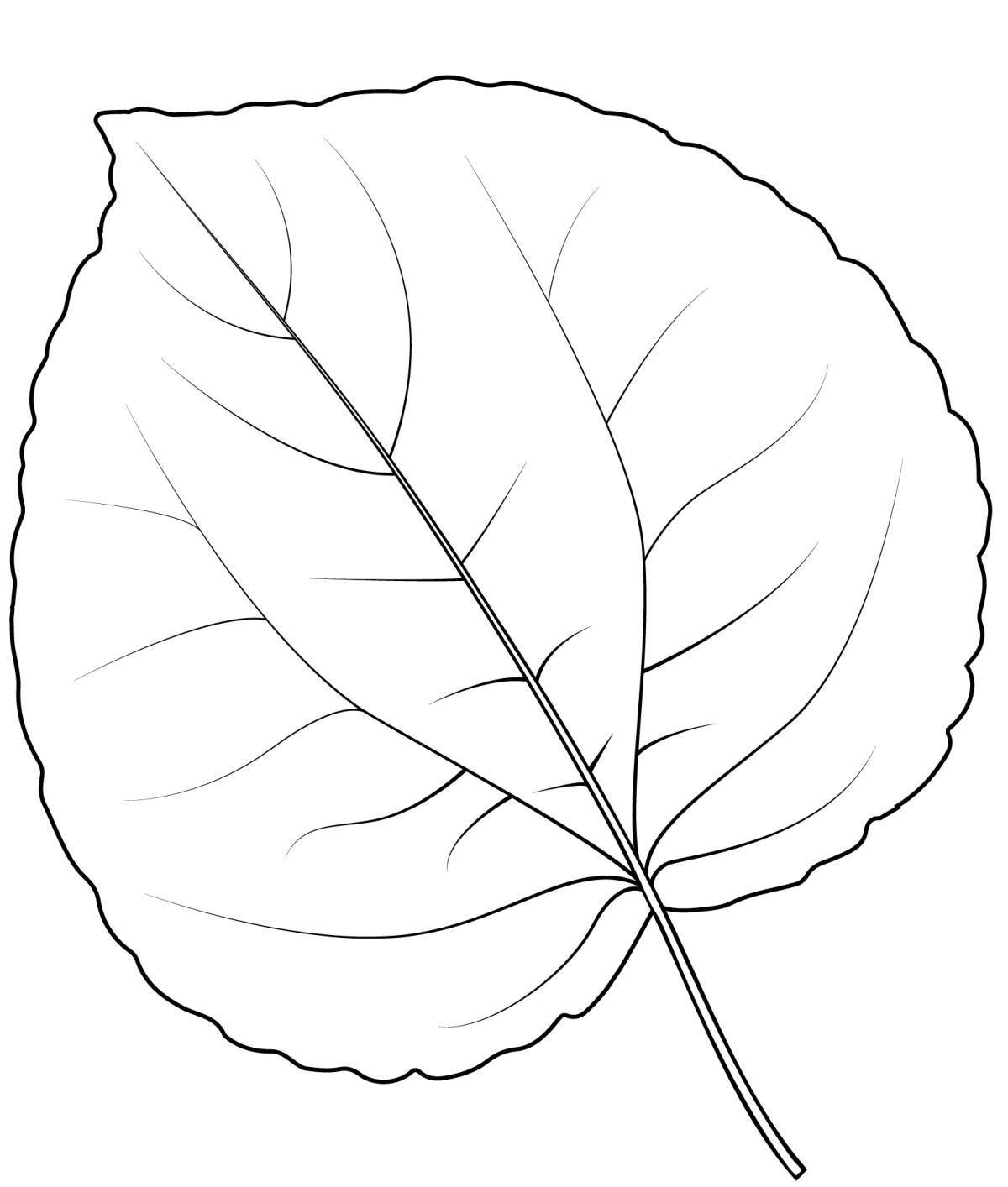 Листья раскраски шаблоны - 68 фото