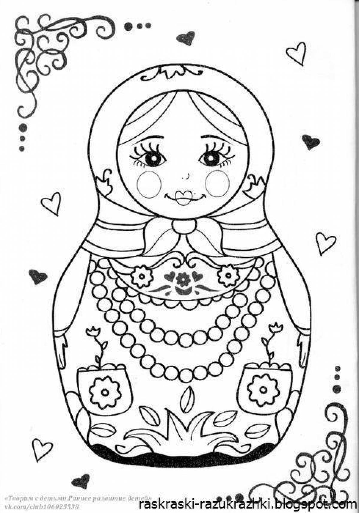 Matryoshka doll for children 5 6 years old #6