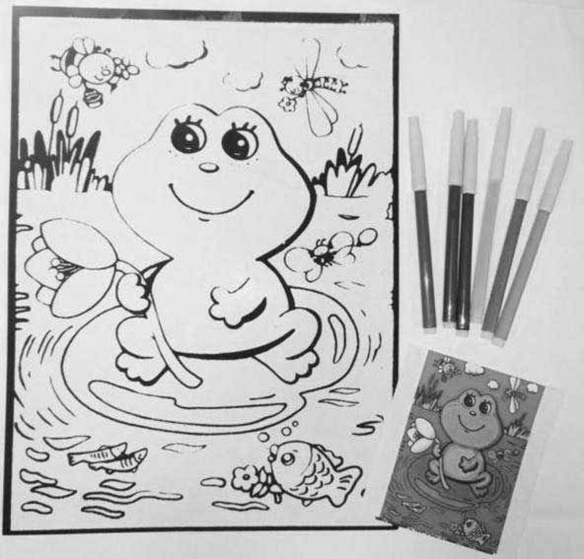 Dazzling markers for coloring pages