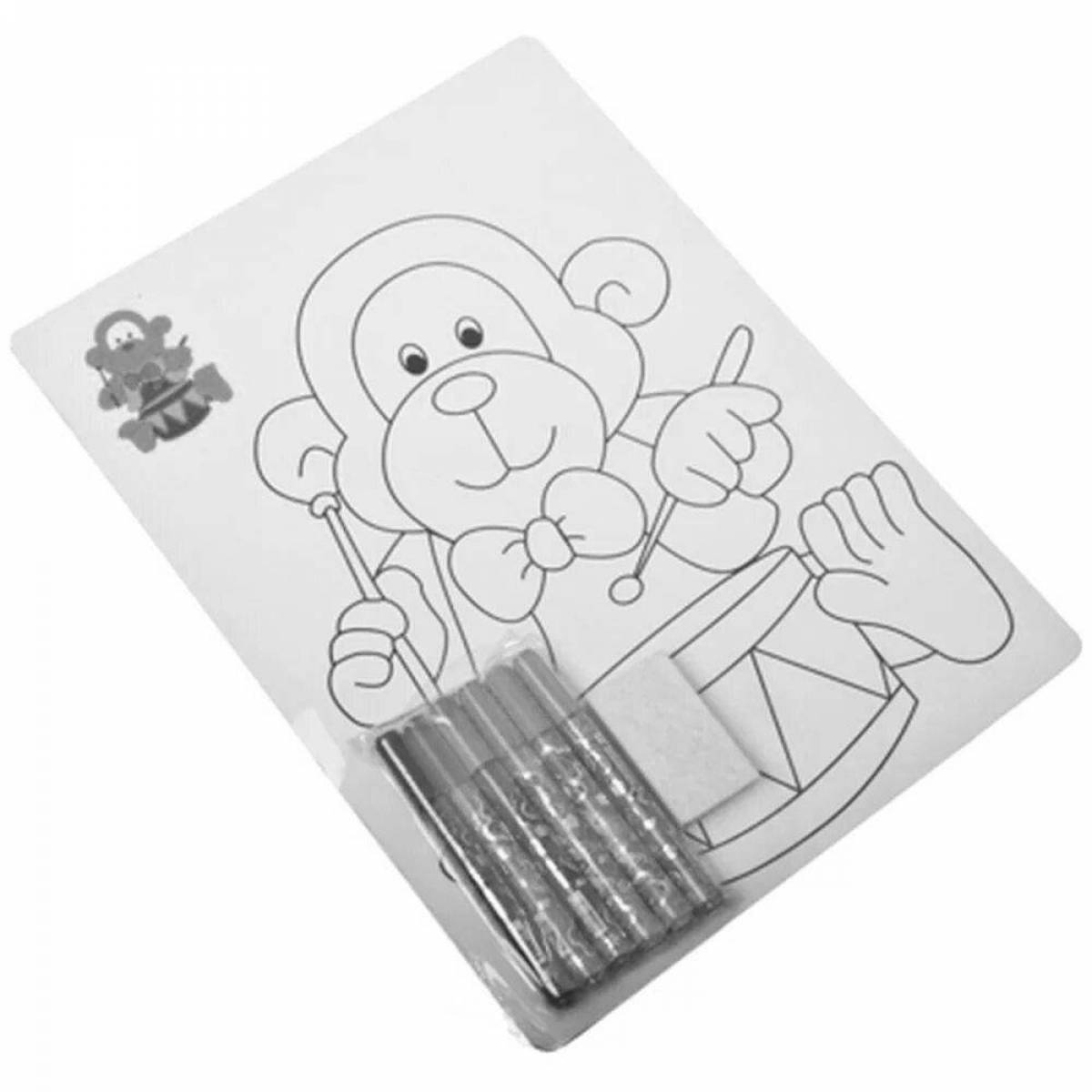 Rich coloring page markers