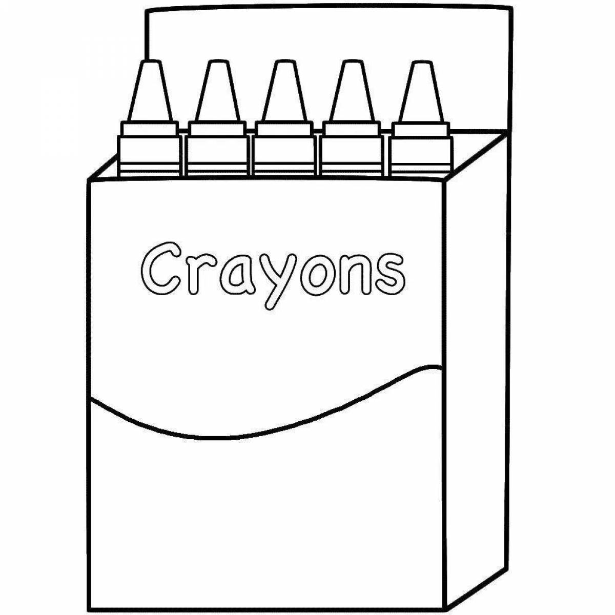 Fine markers for coloring pages