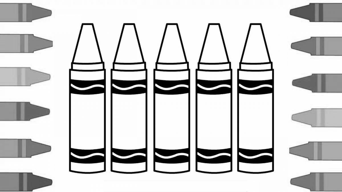 Intense coloring page markers