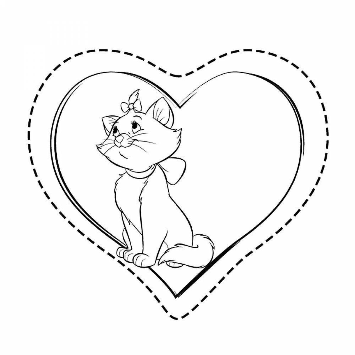 Amazing Valentine coloring pages