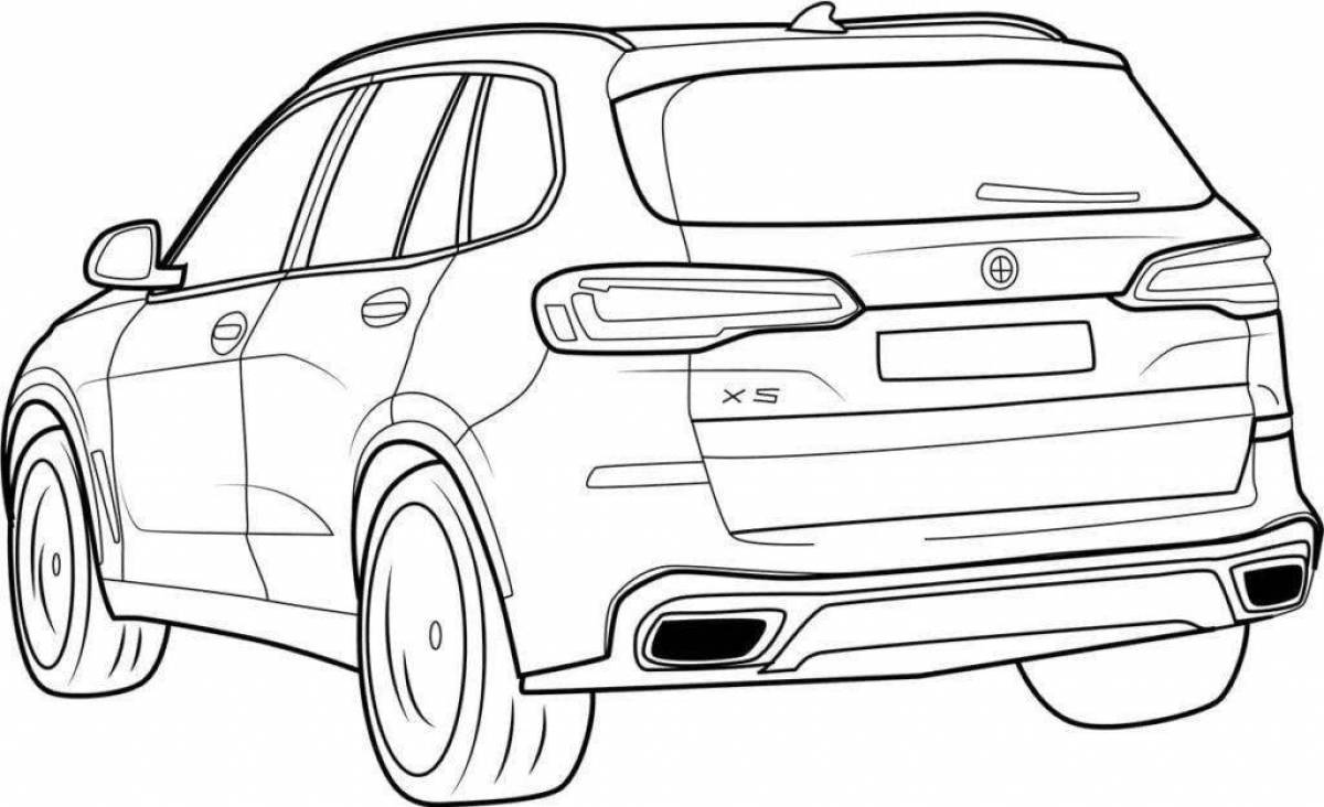 Bmw x5 majestic coloring