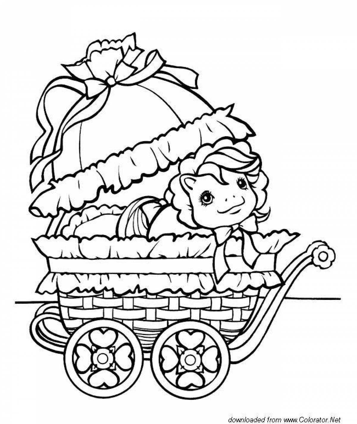 Joyful charon baby all coloring pages
