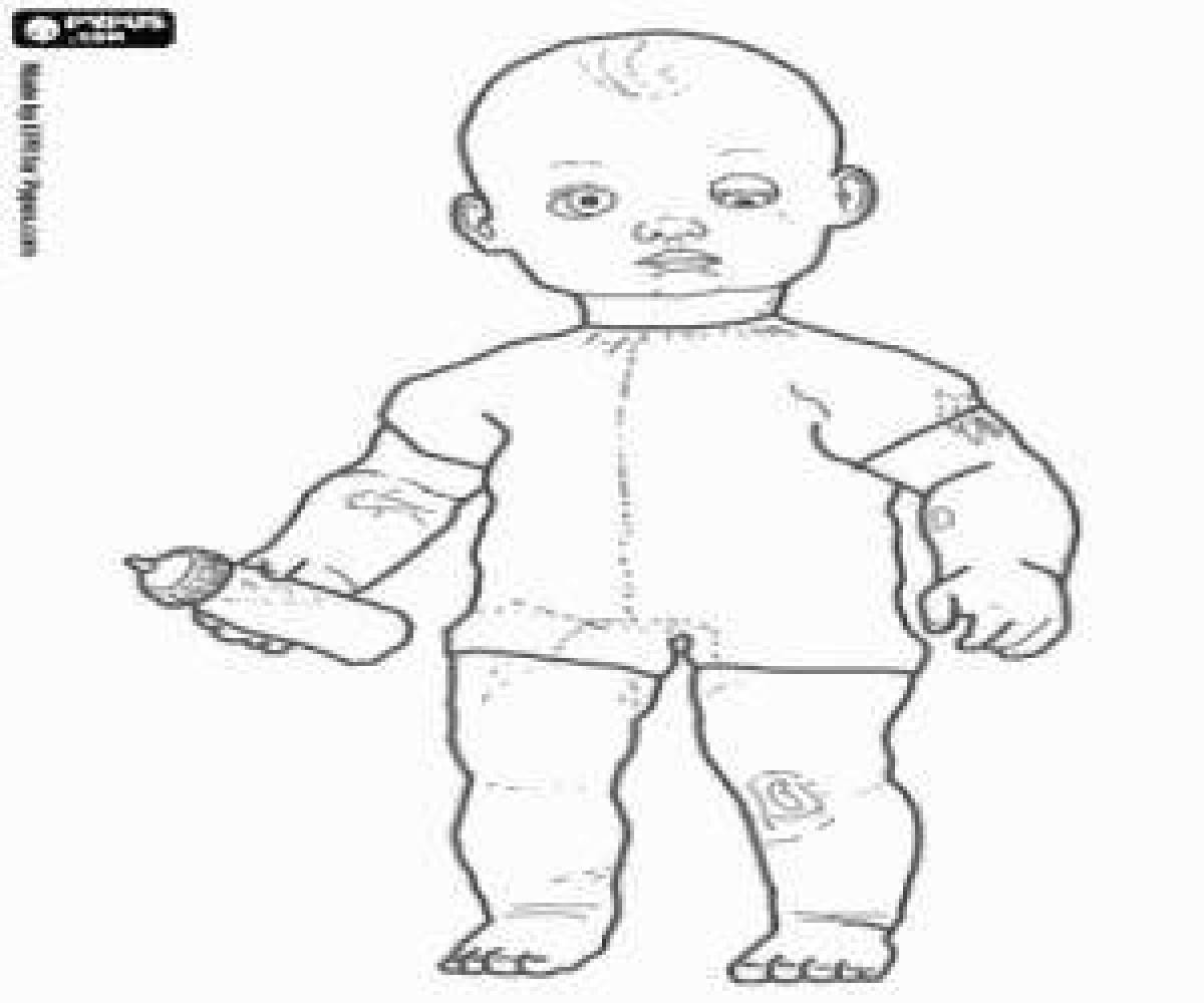 Coloring book amazing charon baby all