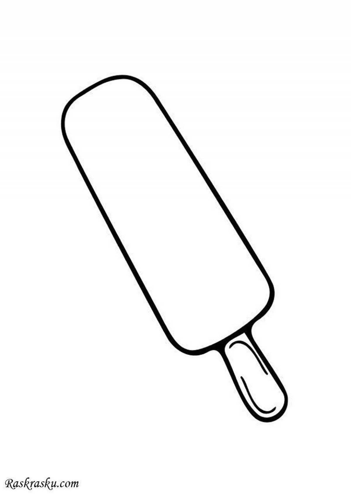 Color-loaded popsicle coloring for kids