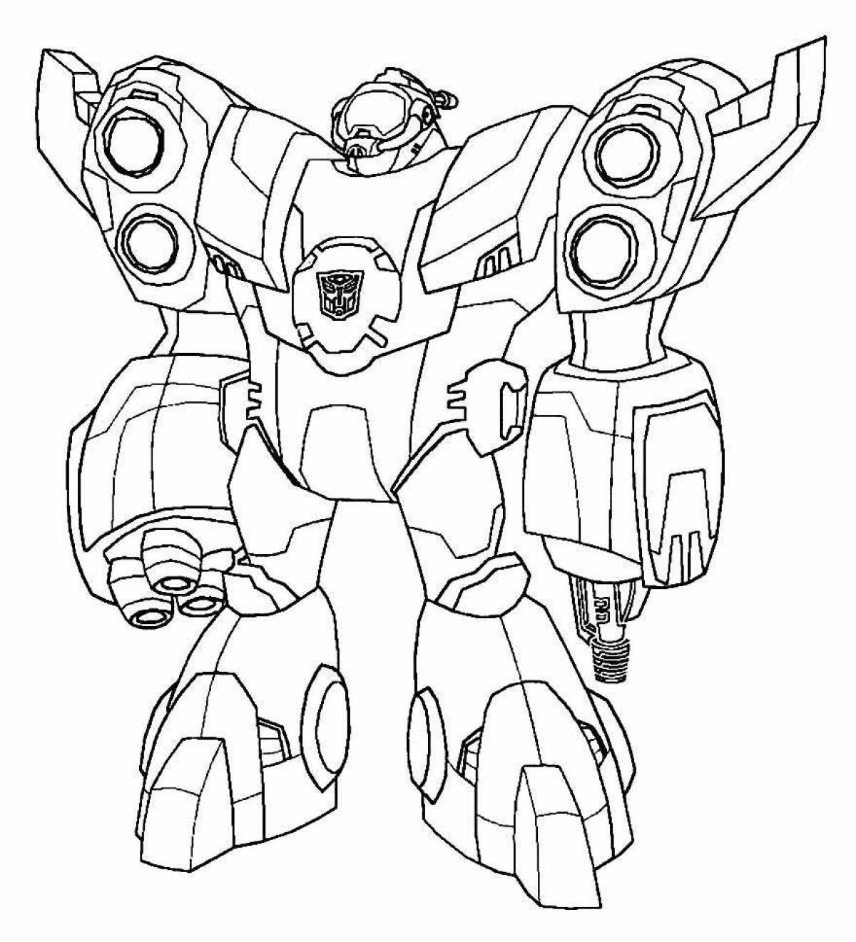Great transformers coloring pages for boys