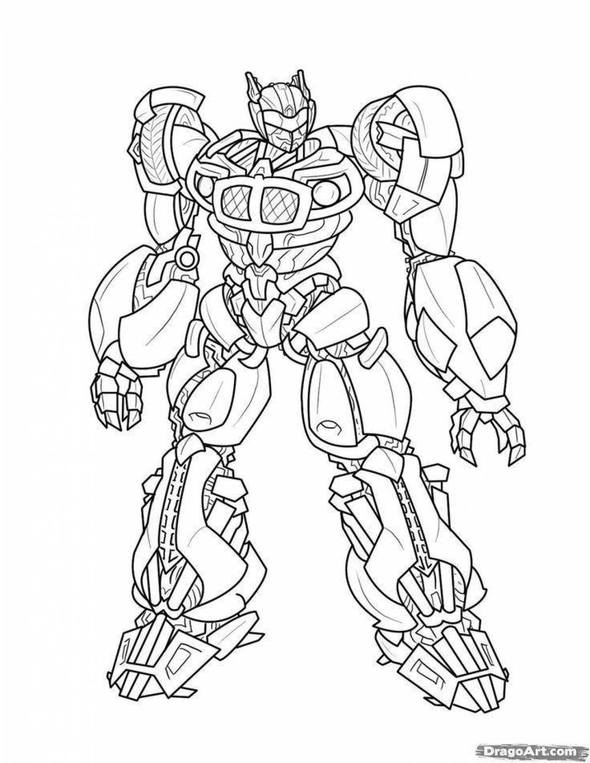 Impressive transformers coloring pages for boys