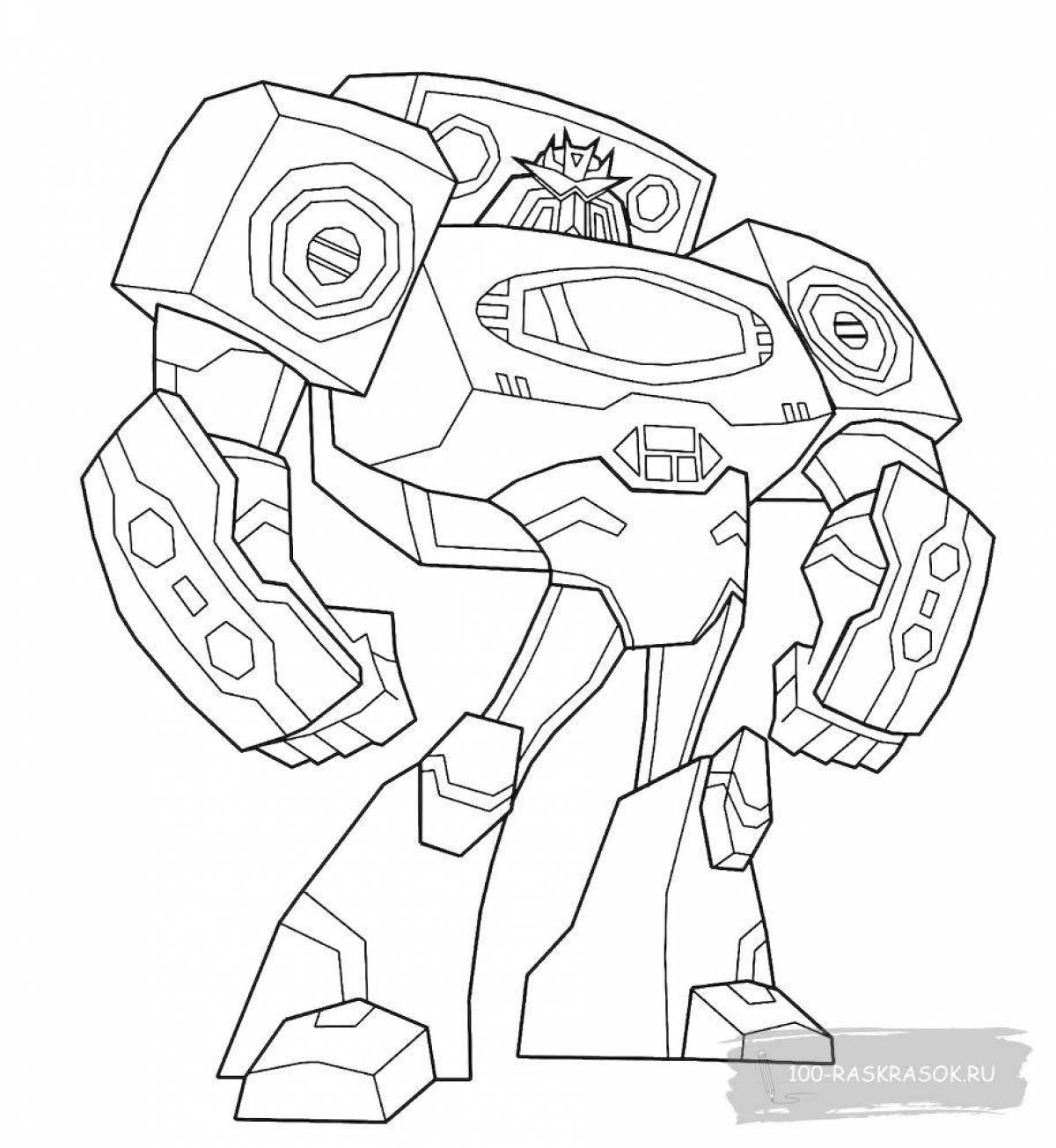 Coloring pages transformers for boys